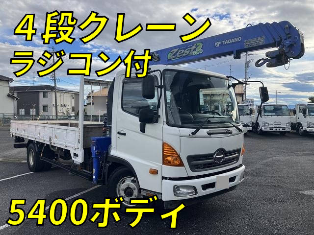 HINO Ranger Truck (With 4 Steps Of Cranes) TKG-FC9JKAP 2012 68,344km