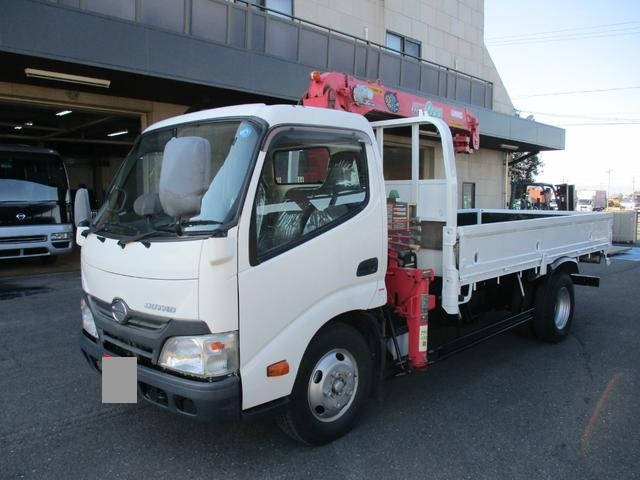 HINO Dutro Truck (With 3 Steps Of Cranes) TKG-XZU650M 2014 92,000km