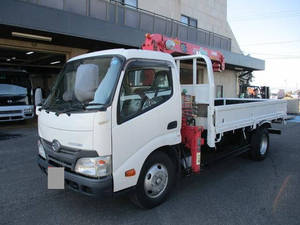 HINO Dutro Truck (With 3 Steps Of Cranes) TKG-XZU650M 2014 92,000km_1