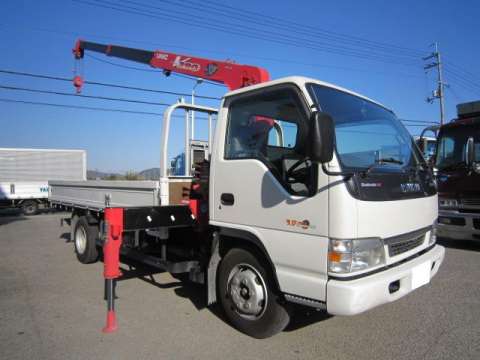 ISUZU Elf Truck (With 3 Steps Of Cranes) KR-NPR72PR 2004 14,080km