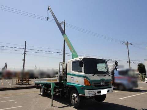 HINO Ranger Truck (With 4 Steps Of Cranes) PK-FE8JLFA 2004 80,000km