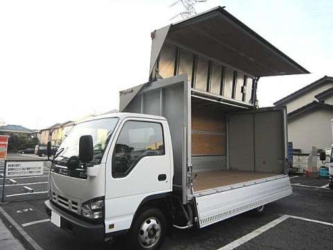 ISUZU Elf Aluminum Wing PA-NPR81N 2005 14,287km