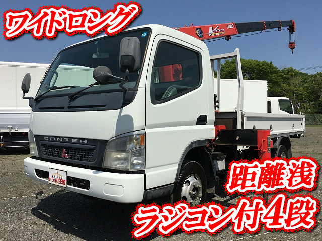 MITSUBISHI FUSO Canter Truck (With 4 Steps Of Unic Cranes) KK-FE83EEN 2004 17,467km