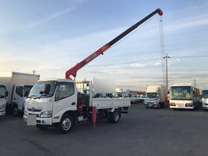 HINO Dutro Truck (With 3 Steps Of Cranes) TKG-XZU650M 2014 152,000km_1