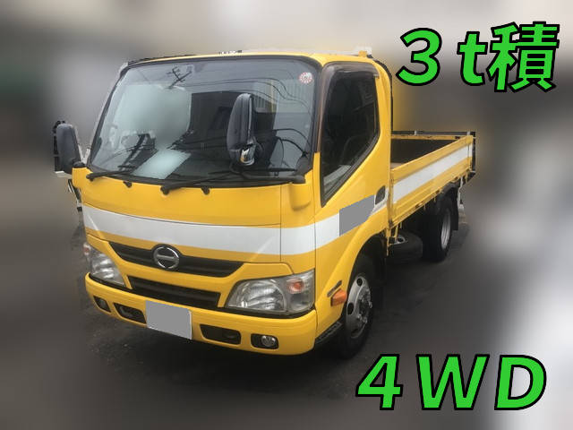 HINO Dutro Flat Body TKG-XZU675M 2014 75,076km