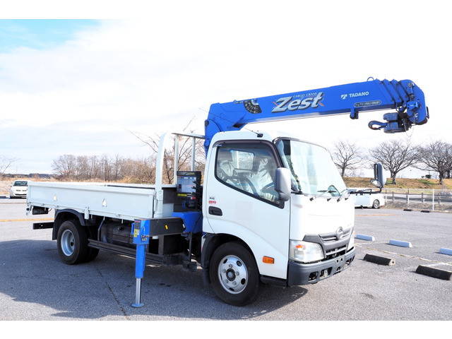 HINO Dutro Truck (With 4 Steps Of Cranes) TKG-XZU650M 2014 -