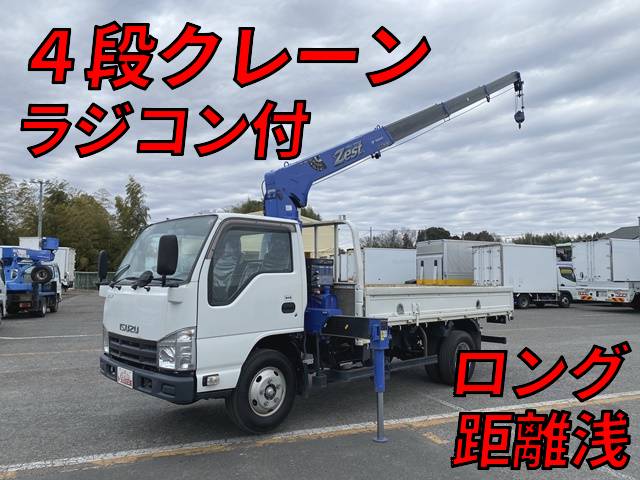 ISUZU Elf Truck (With 4 Steps Of Cranes) TKG-NKR85AR 2015 13,331km