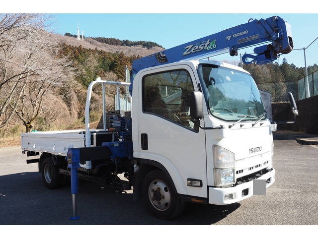 ISUZU Elf Truck (With 3 Steps Of Cranes) BDG-NMS85AR 2010 154,000km