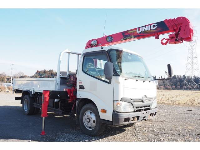 HINO Dutro Truck (With 4 Steps Of Cranes) TKG-XZU650M 2014 57,000km