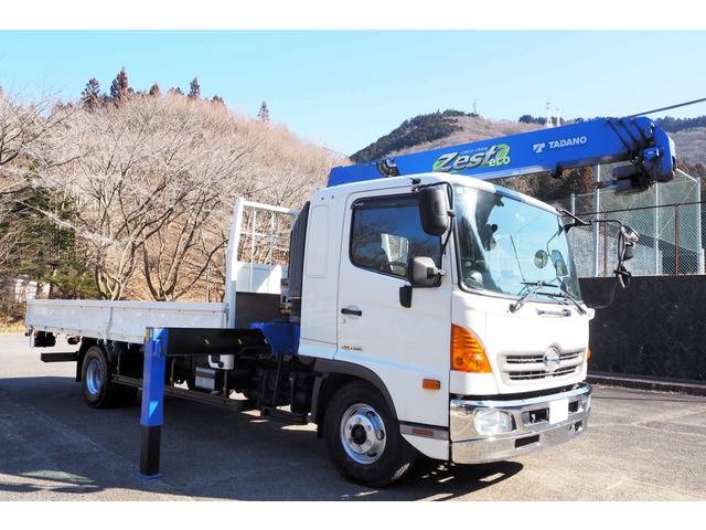 HINO Ranger Truck (With 4 Steps Of Cranes) TKG-FD9JLAA 2015 227,000km