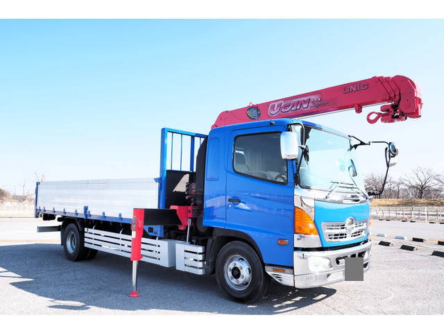 HINO Ranger Truck (With 4 Steps Of Cranes) ADG-FD7JLWA 2005 211,000km