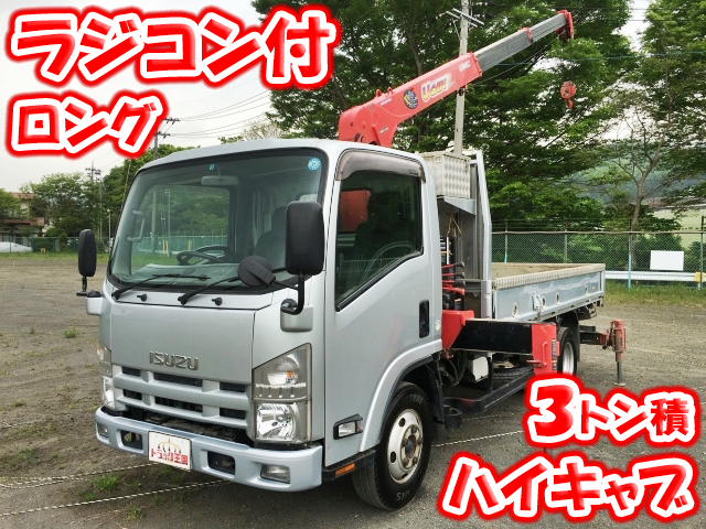 ISUZU Elf Truck (With 3 Steps Of Unic Cranes) BKG-NMR85R 2011 94,611km