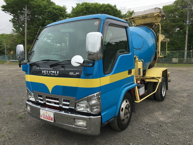 ISUZU Elf Mixer Truck PB-NKR81N 2007 133,000km