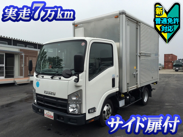 ISUZU Elf Aluminum Van BKG-NLR85AN 2010 74,846km