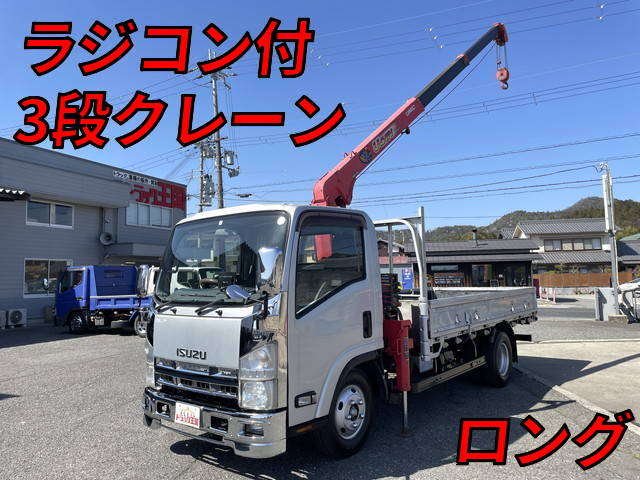 ISUZU Elf Truck (With 3 Steps Of Cranes) SKG-NMR85AR 2012 179,573km