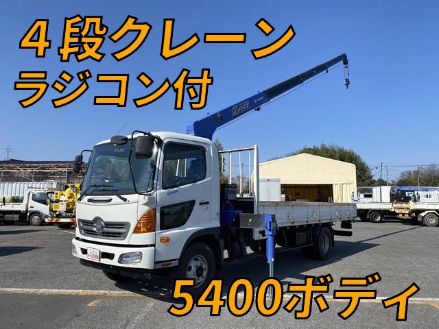 HINO Ranger Truck (With 4 Steps Of Cranes) TKG-FC9JKAP 2015 -