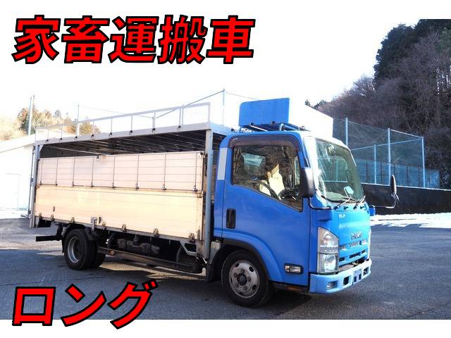 ISUZU Elf Cattle Transport Truck TKG-NLR85AR 2012 179,000km