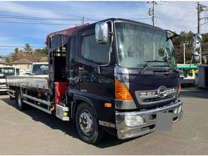 HINO Ranger Truck (With 4 Steps Of Cranes) QKG-FE7JLAA 2013 -_1