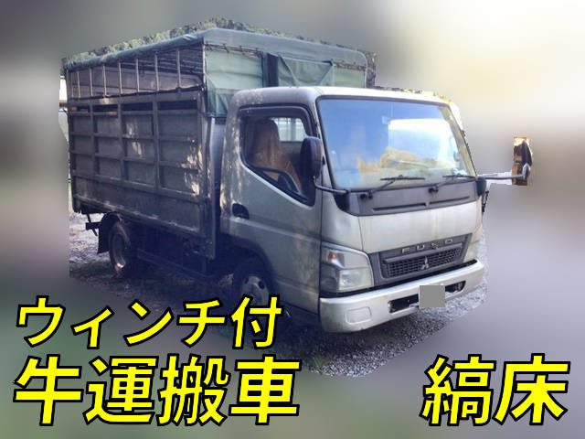 MITSUBISHI FUSO Canter Cattle Transport Truck PDG-FE82D 2007 513,580km