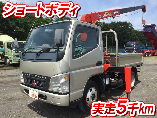 MITSUBISHI FUSO Canter Truck (With 3 Steps Of Unic Cranes) KK-FE70CB 2004 5,252km