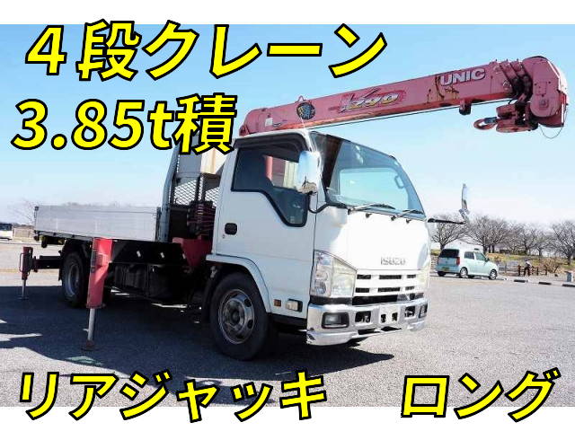 ISUZU Elf Truck (With 4 Steps Of Cranes) PDG-NKR85YN 2010 469,200km