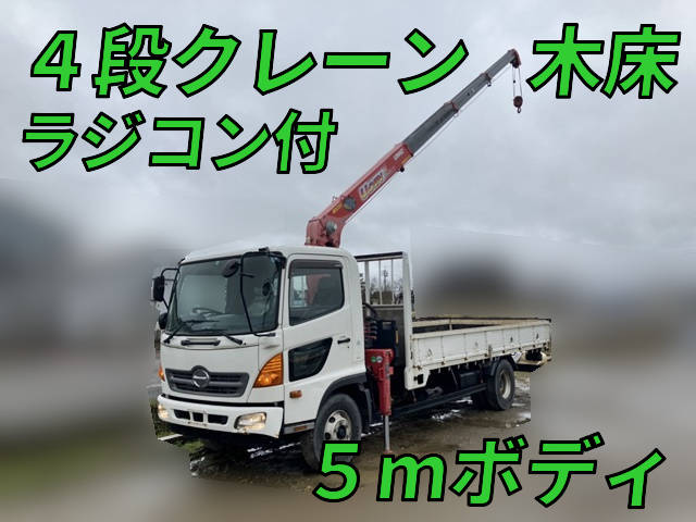 HINO Ranger Truck (With 4 Steps Of Cranes) TKG-FC9JJAP 2012 96,249km