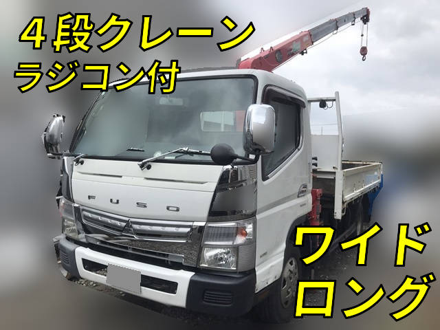 MITSUBISHI FUSO Canter Truck (With 4 Steps Of Cranes) TKG-FEB50 2014 152,058km