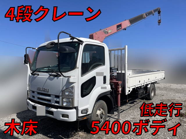 ISUZU Forward Truck (With 4 Steps Of Cranes) PKG-FRR90S1 2010 51,685km