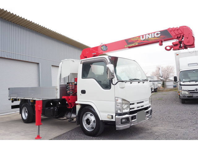 ISUZU Elf Truck (With 4 Steps Of Cranes) TKG-NKR85R 2013 69,000km