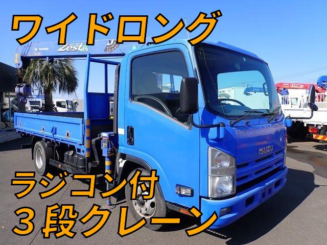 ISUZU Elf Truck (With 3 Steps Of Cranes) TKG-NPR85AR 2014 160,000km