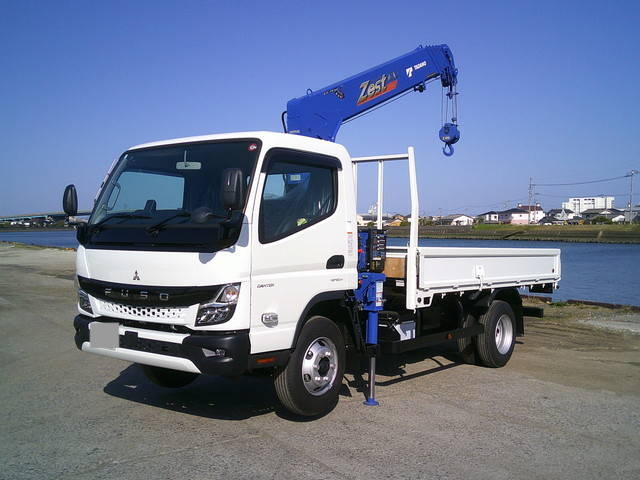 MITSUBISHI FUSO Canter Truck (With 5 Steps Of Cranes) 2PG-FEB80 2023 485km