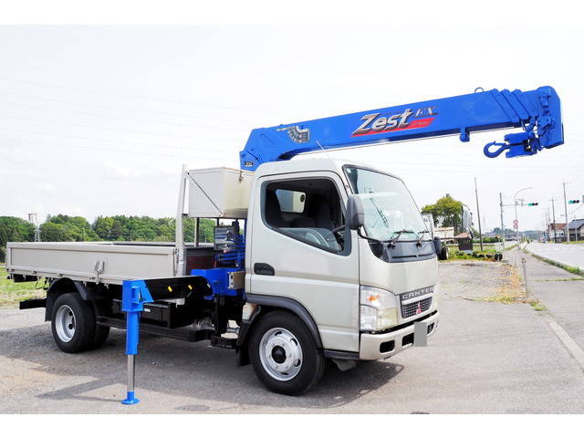 MITSUBISHI FUSO Canter Truck (With 4 Steps Of Cranes) PA-FE73DEY 2005 139,000km