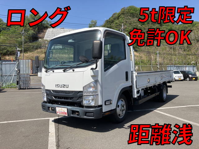 ISUZU Elf Flat Body TPG-NLR85AR 2018 12,834km