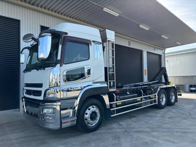MITSUBISHI FUSO Super Great Container Carrier Truck QKG-FV50VY 2014 712,000km