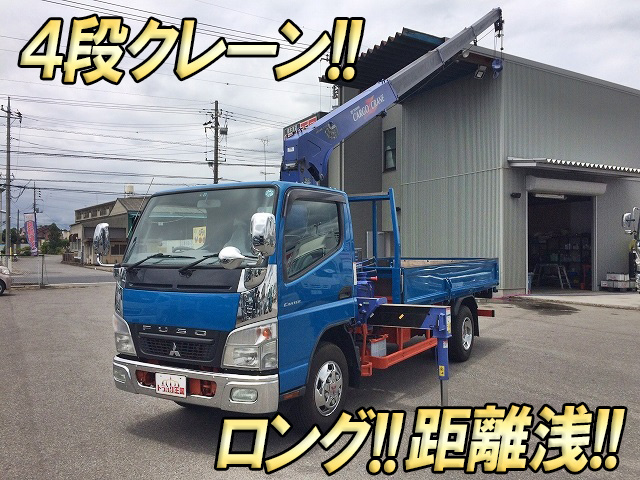 MITSUBISHI FUSO Canter Truck (With 4 Steps Of Cranes) PDG-FE73DN 2008 7,652km