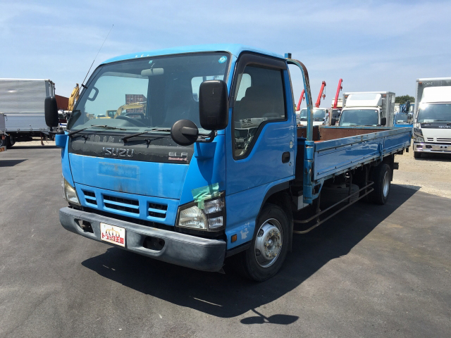 ISUZU Elf Flat Body PA-NPR81N 2004 194,460km