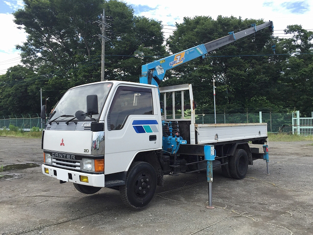 MITSUBISHI FUSO Canter Truck (With 4 Steps Of Cranes) U-FE337E 1993 26,757km