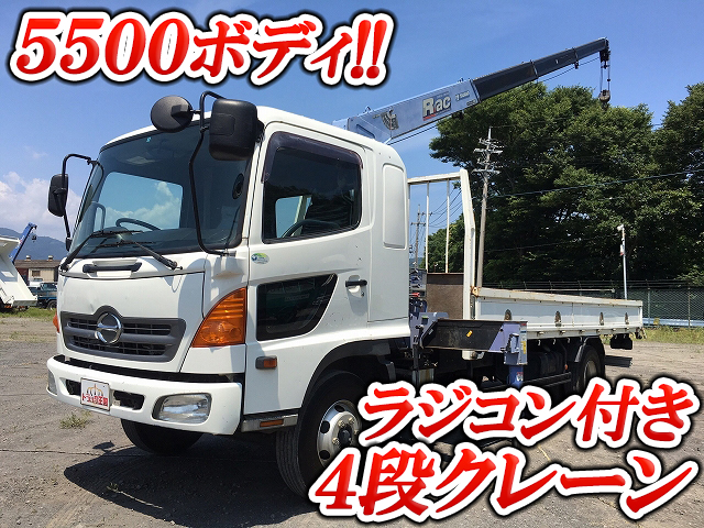 HINO Ranger Truck (With 4 Steps Of Cranes) BDG-FD7JLWA 2007 68,427km