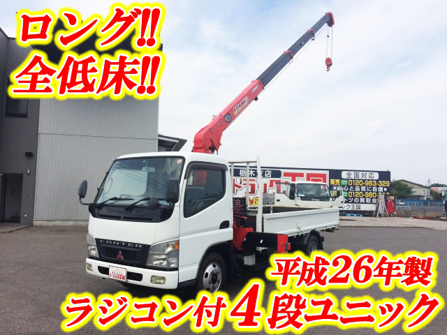 MITSUBISHI FUSO Canter Truck (With 4 Steps Of Unic Cranes) KK-FE72CE 2003 123,760km