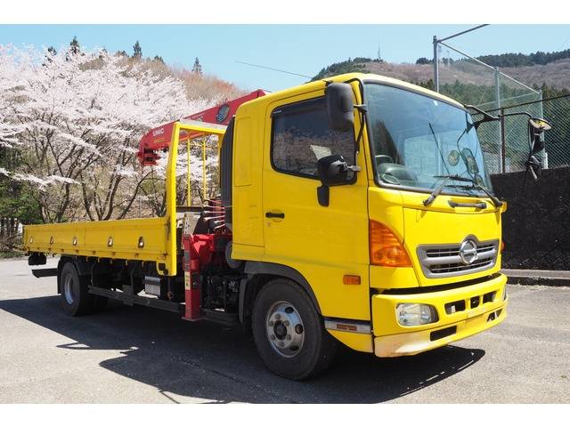 HINO Ranger Truck (With 4 Steps Of Cranes) TKG-FD7JLAA 2016 83,000km