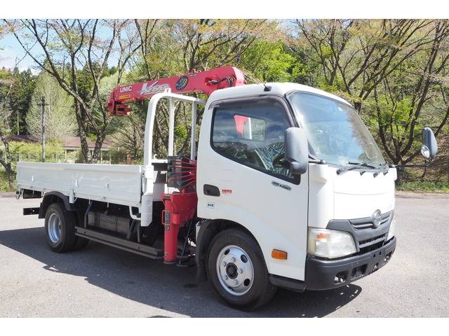 HINO Dutro Truck (With 3 Steps Of Cranes) TKG-XZU650M 2013 50,000km