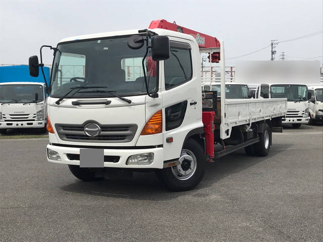 HINO Ranger Truck (With 3 Steps Of Cranes) BKG-FC7JKYA 2008 62,000km