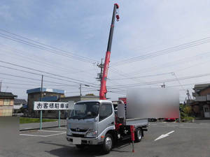 HINO Dutro Truck (With 3 Steps Of Cranes) SKG-XZU640M 2012 -_1