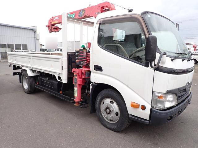 HINO Dutro Truck (With 3 Steps Of Cranes) BKG-XZU344M 2011 78,000km