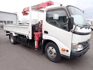 HINO Dutro Truck (With 3 Steps Of Cranes) BKG-XZU344M 2011 78,000km_1