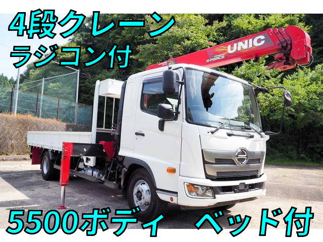 HINO Ranger Truck (With 4 Steps Of Cranes) 2KG-FD2ABA 2018 121,000km