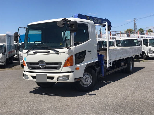 HINO Ranger Truck (With 4 Steps Of Cranes) BKG-FD7JLYA 2010 86,000km