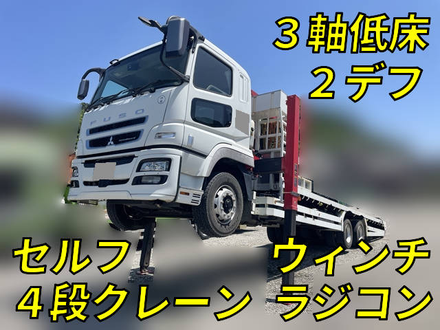 MITSUBISHI FUSO Super Great Self Loader (With 4 Steps Of Cranes) QPG-FY64VY 2018 27,616km