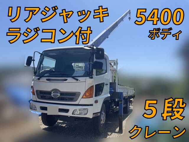 HINO Ranger Truck (With 5 Steps Of Cranes) BKG-FC7JKYA 2009 73,140km