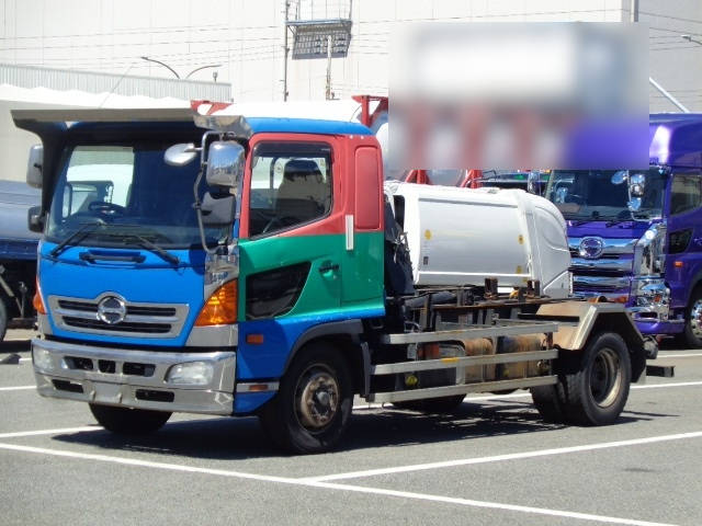 HINO Ranger Container Carrier Truck QKG-FE7JGAA 2012 517,000km